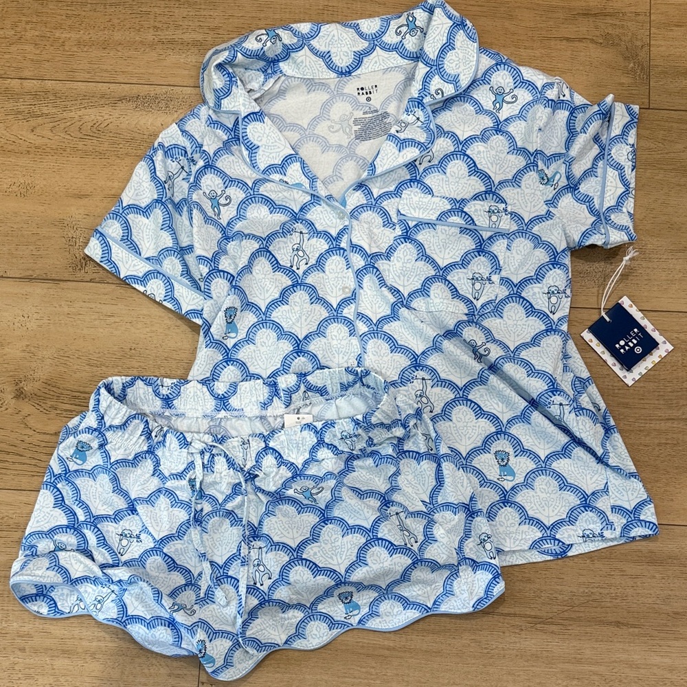 Roller Rabbit geo trellis short pajama set x target